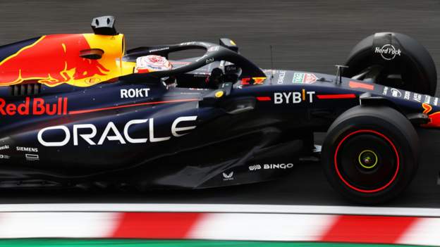 Japanese Grand Prix: Max Verstappen dominates first practice