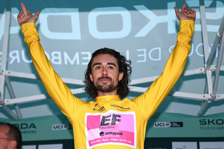 Ben Healy takes stage win and leader’s jersey in Luxembourg with trademark solo attack