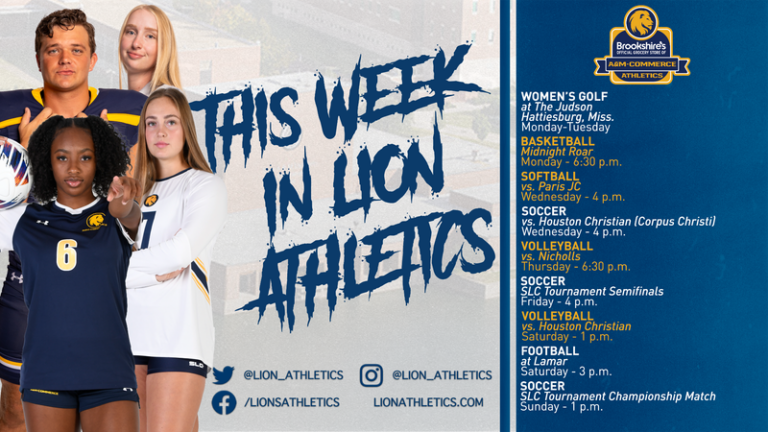 This Week In Lion Athletics presented by Brookshire’s: October 30 – Texas A&M-Commerce