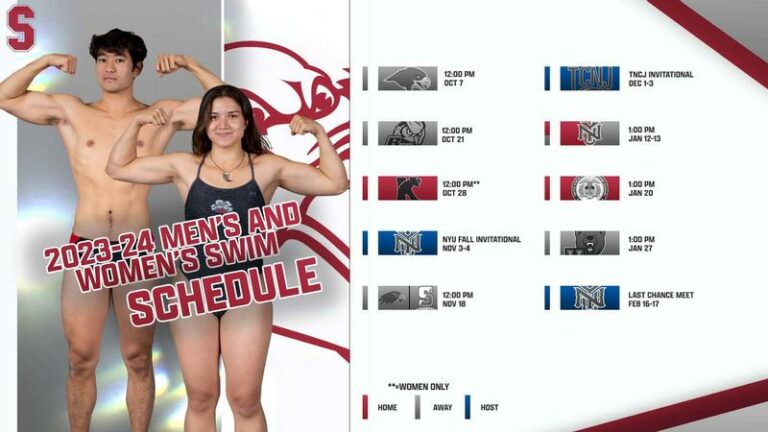 Men’s and Women’s Swimming Announce 2023-24 Schedule – Stevens Athletics