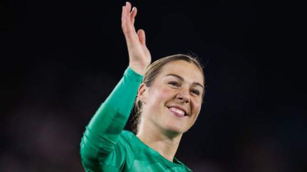 Mary Earps: England keeper wins Sunday Times Sportswoman of the Year