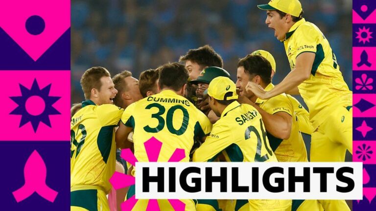 Australia beat India to win their sixth Cricket World Cup
