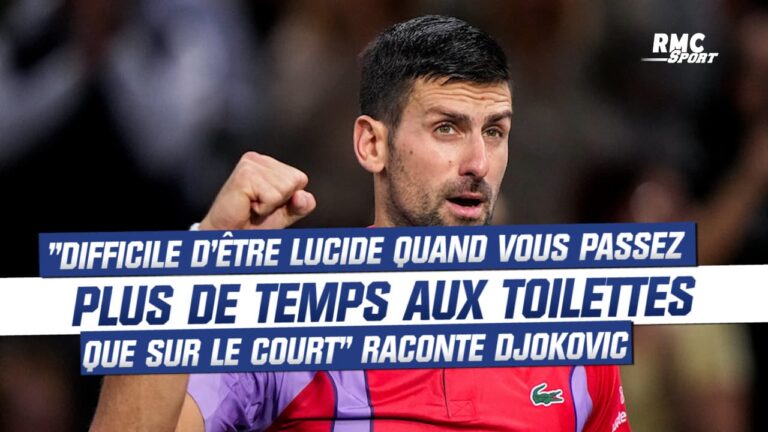 Tennis / Bercy : “Difficile d’être lucide quand vous passez plus de temps aux toilettes que sur …