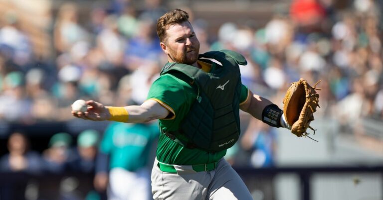 Athletics select contract of Kyle McCann, set Opening Day roster