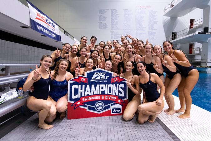 ELEVEN IN A ROW! Women’s Swimming and Diving Repeats as BIG EAST Champions
