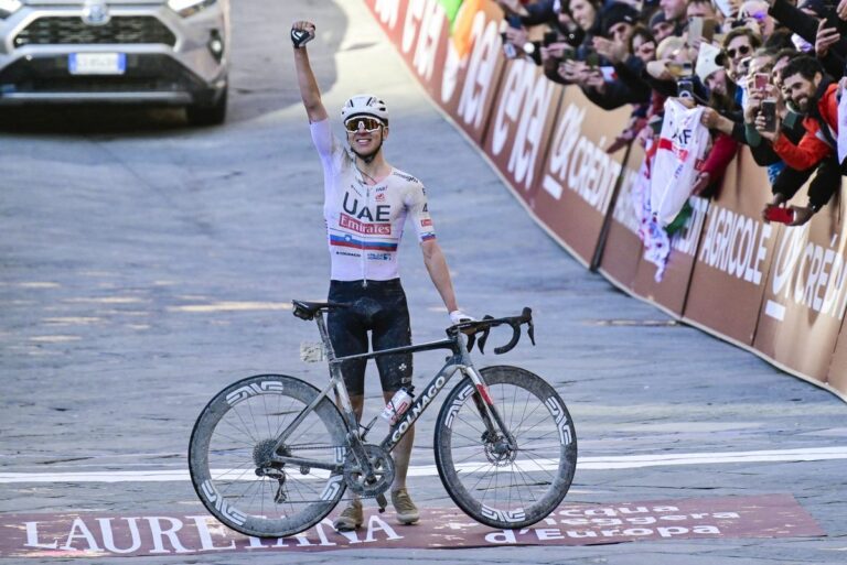 Tadej Pogačar cruises to Strade Bianche victory after 81km solo attack – Cycling Weekly