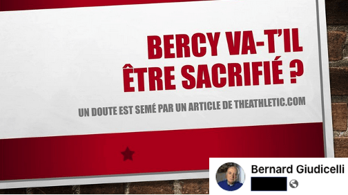 Tennis : Bercy va-t-il être sacrifié, un article sème le doute. – Patrick Bayeux