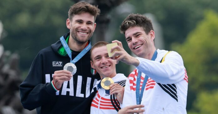 Belgians dominate men's cycling podium on first day of action in Paris