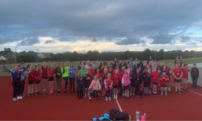 Successful Rhymney Valley Athletics Club Mini Quad Event at CCBC Athletics Hub