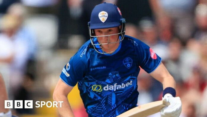 Derbyshire's Harry Came hits maiden hundred in win over Middlesex