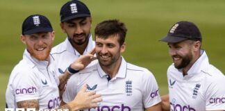 England vs West Indies: Mark Wood takes 5-9 and Ben Stokes hits England's fastest Test fifty as hosts win Third Test