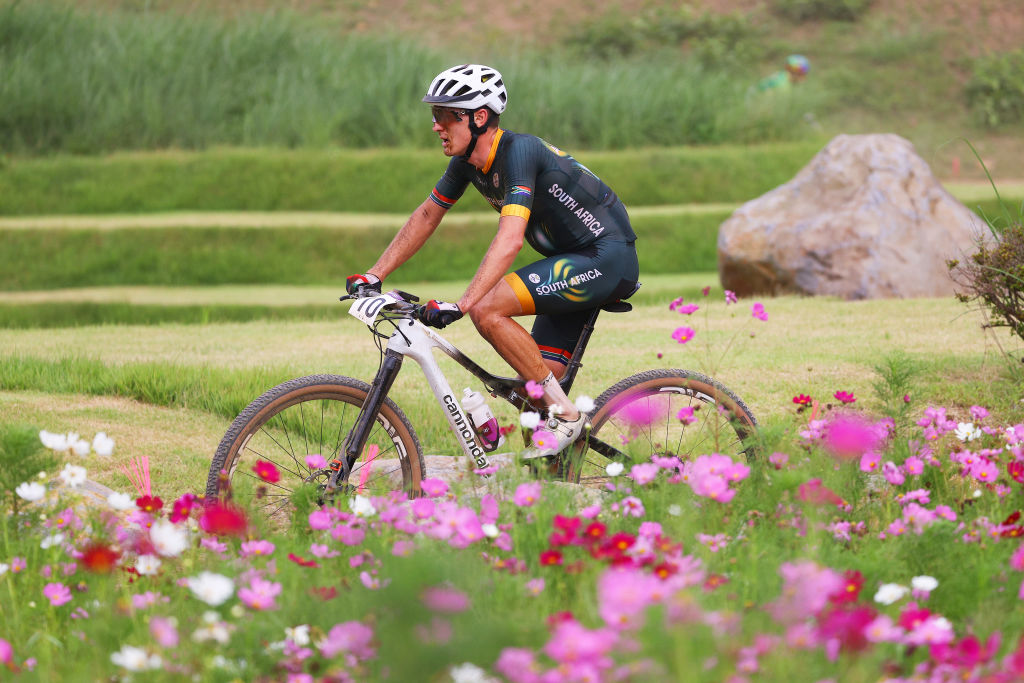 Alan Hatherly (South Africa) finished eighth in mountain bike cross-country at the Tokyo Olympic Games