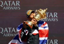Lewis Hamilton pour la première fois sur la plus haute marche du podium depuis 2021.