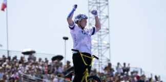 Hannah Roberts of the US tops freestyle BMX qualifying as defending Olympic champ fails to advance