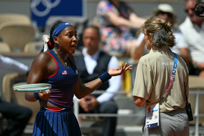 How Coco Gauff’s Olympic tennis run ended with a line-call argument