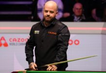 Luca Brecel out of inaugural Xi'an Grand Prix after failing to appear for qualifier as Ali Carter suffers shock exit