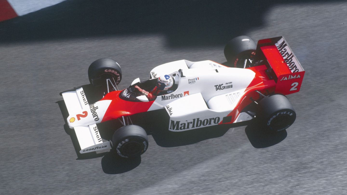 Alain Prost, 1985, Porsche AG