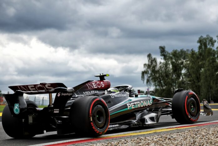 Mercedes ditches updated F1 floor at Spa amid practice setback