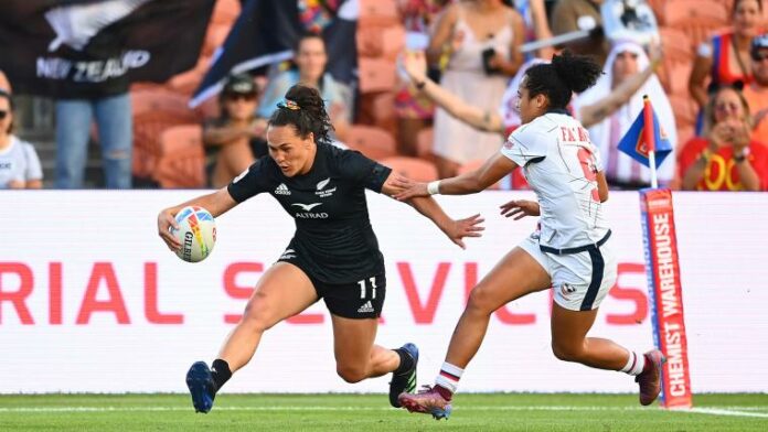 Portia Woodman-Wickliffe vs USA World Rugby Sevens