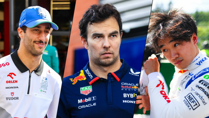 Red Bull to stick with under-pressure Sergio Perez as they opt to run unchanged line-ups