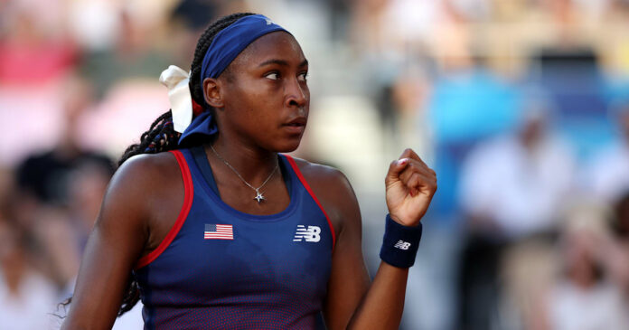 USA's Coco Gauff in fighting form as she reaches second round of Olympic women's singles tournament