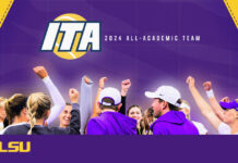Women’s Tennis Named an ITA All-Academic Team; Five Tigers Named Scholar Athletes – LSU