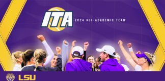 Women’s Tennis Named an ITA All-Academic Team; Five Tigers Named Scholar Athletes – LSU