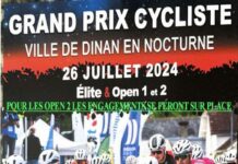 Dinan 26 juillet 2024 affiche de course cycliste.JPG