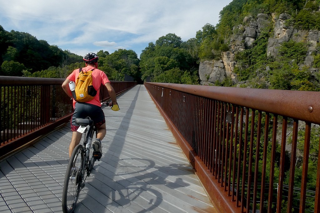 The Wallkill Valley Rail Trail, part of the Empire Trail, one of the best bicycle routes in the United States