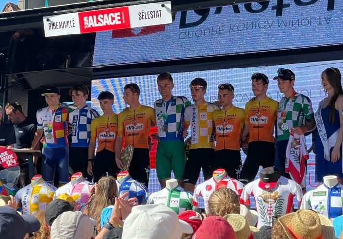 le Français Joris Delbove remporte le Tour Alsace, l'équipe Philippe Wagner/Bazin se distingue • Les Affiches de la Haute-Saône