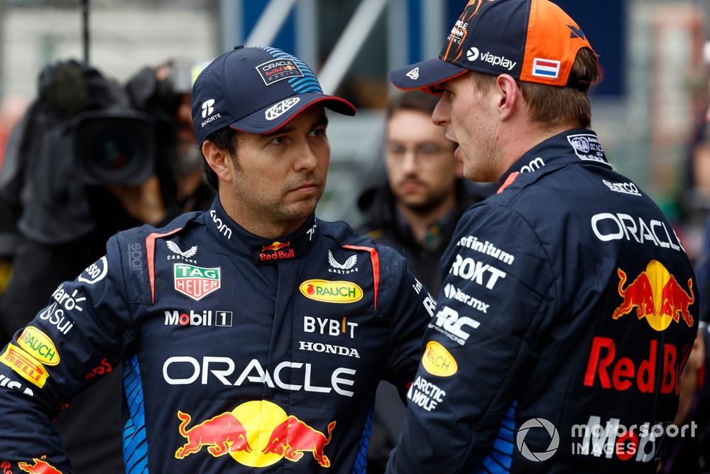 Sergio Perez, Red Bull Racing, pole man Max Verstappen, Red Bull Racing