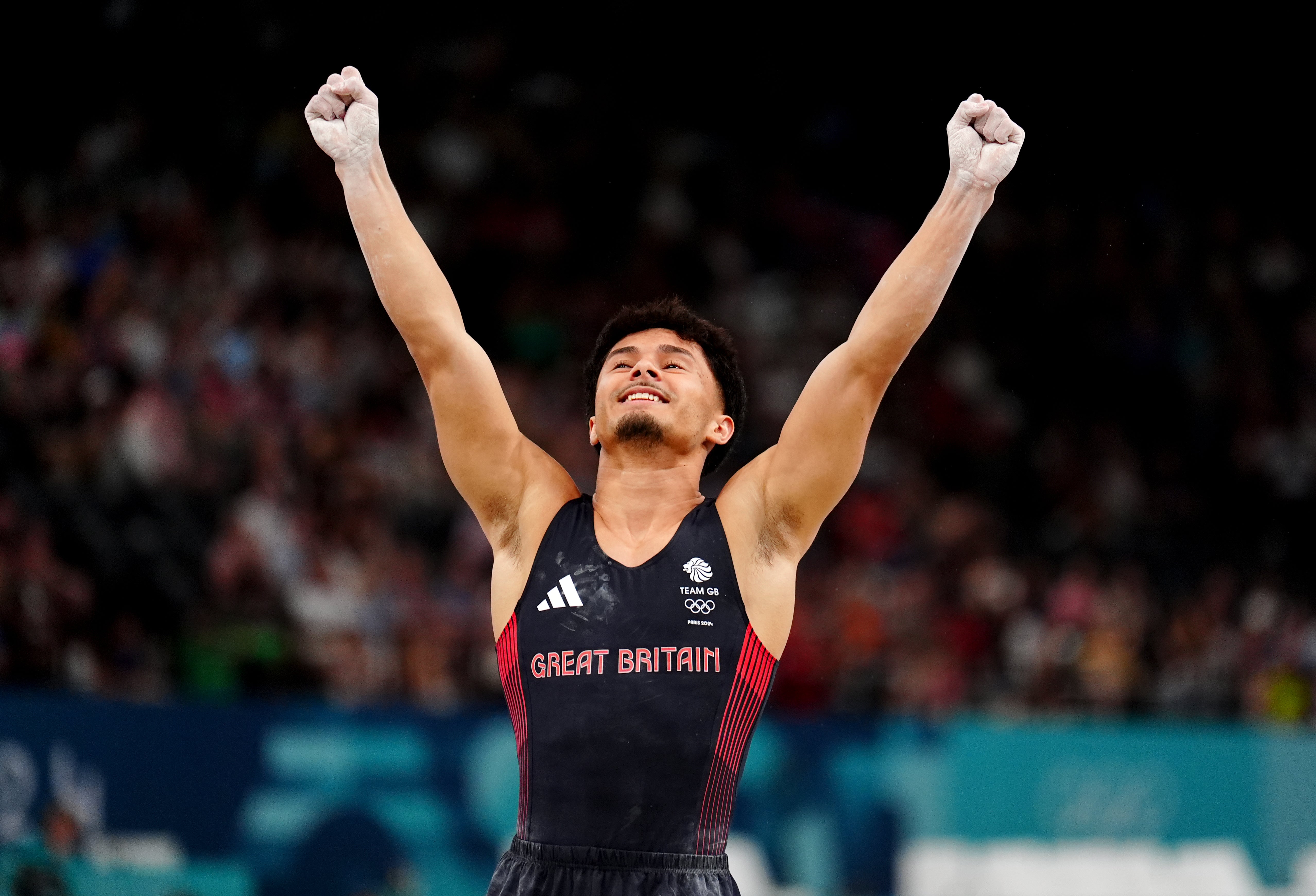 Jake Jarman was one of two British gymnasts to claim individual bronze (Mike Egerton/PA)