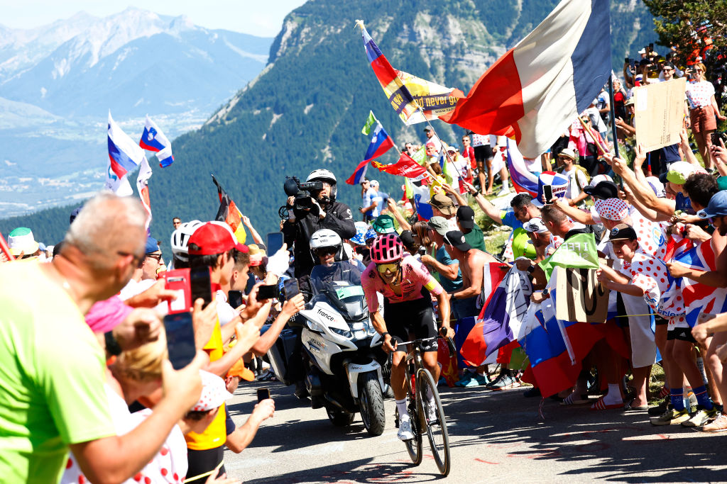 Richard Carapaz climbed to glory at Superdévoluy at the Tour de France