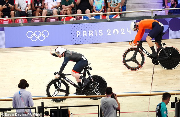 Victory today acted as redemption for Carlin's defeat at the hands of Hoogland's Netherlands team in that gold-medal event on Tuesday