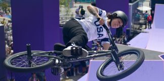 Benegas claims silver, Deng wins in women's BMX freestyle - NBC Olympics