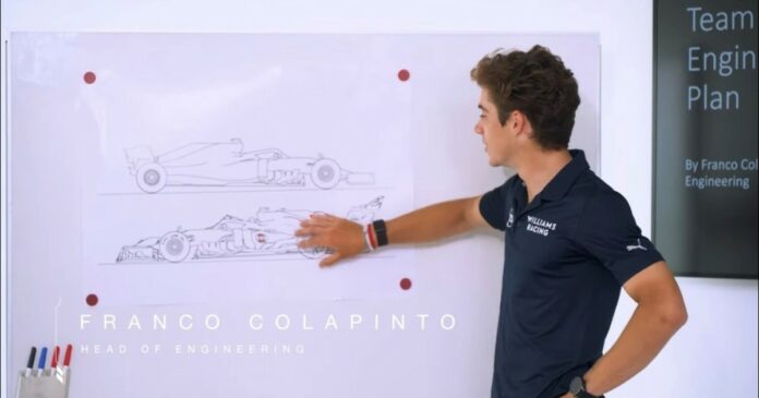 De piloto a ingeniero: la increíble actuación de Colapinto en un rodaje de Williams :: Olé