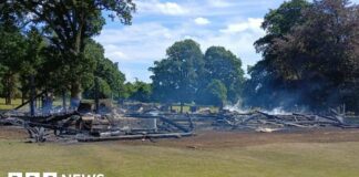 Devon cricket club members devastated as fire destroys clubhouse