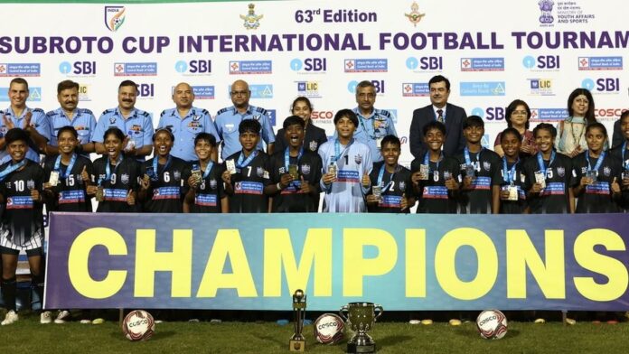 India Sports Summit, 13 Agustus: Mother's International School, Ranchi memenangkan Piala Subroto untuk anak perempuan di bawah 17 tahun