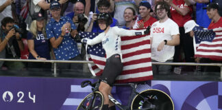 Jennifer Valente wins Olympic omnium gold in U.S. cycling's most successful Summer Games in decades