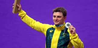 Men's track cycling sprint final results, Australian Matthew Richardson silver, Harrie Lavreysen gold