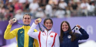 Paris 2024 | 18-year-old wins women's park final of cycling BMX freestyle