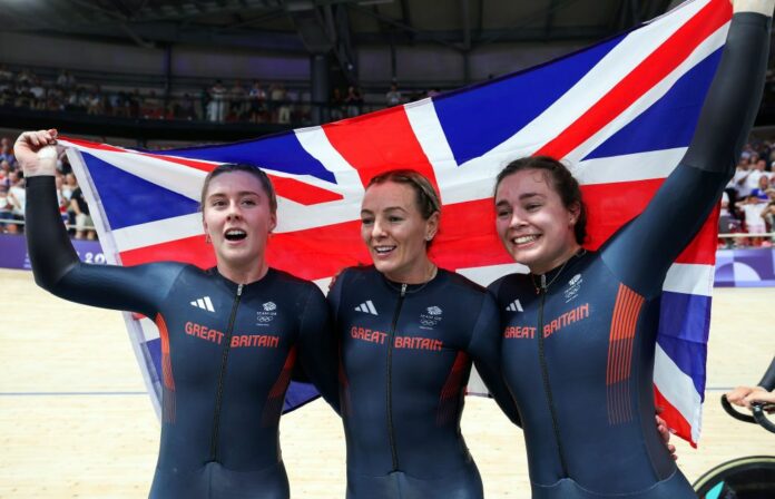 Paris Olympics: Great Britain secure gold and new world record in women's Team Sprint