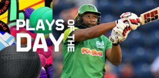 Pollard's five consecutive sixes - The Hundred plays of the day