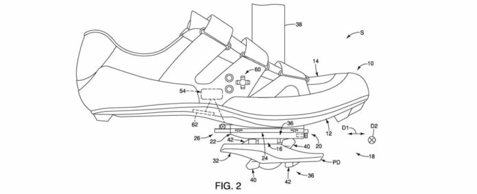 Shimano Patent Shows Electric Cycling Shoe with Auto Adjust Cleat Positioning