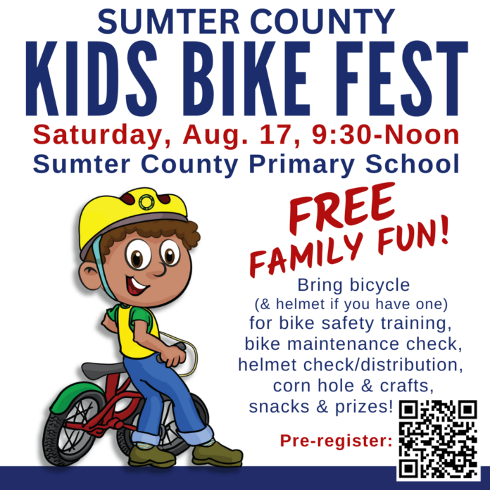 Sumter Cycling presents Kids Bike Fest this Saturday, August 17 - Americus Times-Recorder