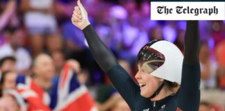 Team GB's Finucane wins her third medal of Games before Carlin crashes heavily in men's keirin final