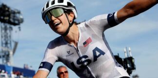 U.S. cyclist Kristen Faulkner wins shocking gold medal in women's road race