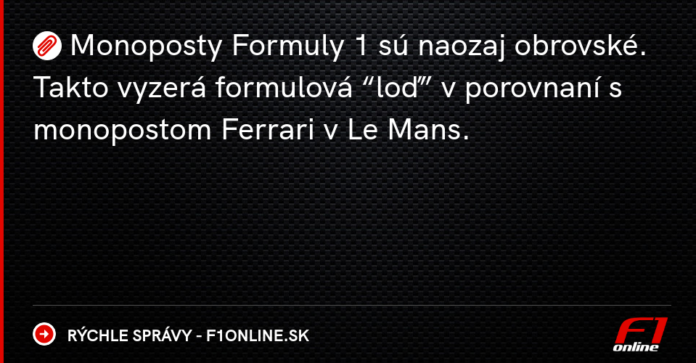 Veľkostné porovnanie: Le Mans vs F1 - Rýchle správy | Magazín F1 - F1online.sk