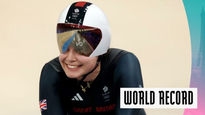 Watch Great Britain break women's team sprint world record - BBC Sport