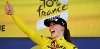 Who's leading the 2024 Tour de France Femmes avec Zwift?